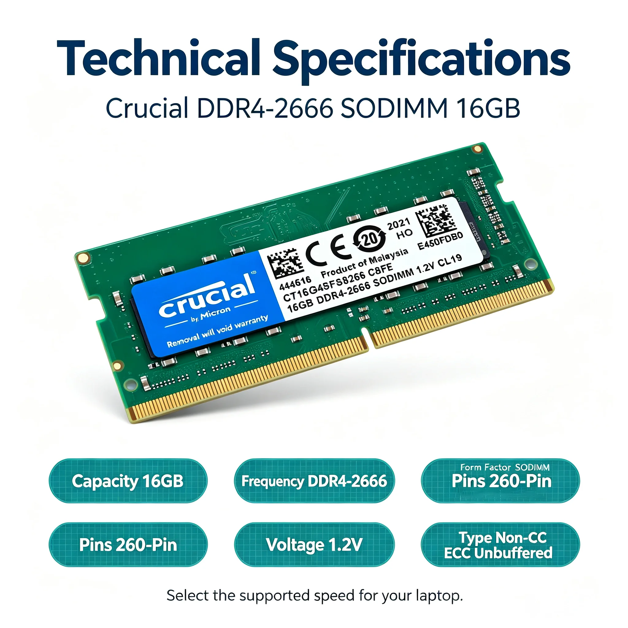 Crucial DDR4 Laptop RAM SODIMM - Ddr4 Desktop Ram review and price