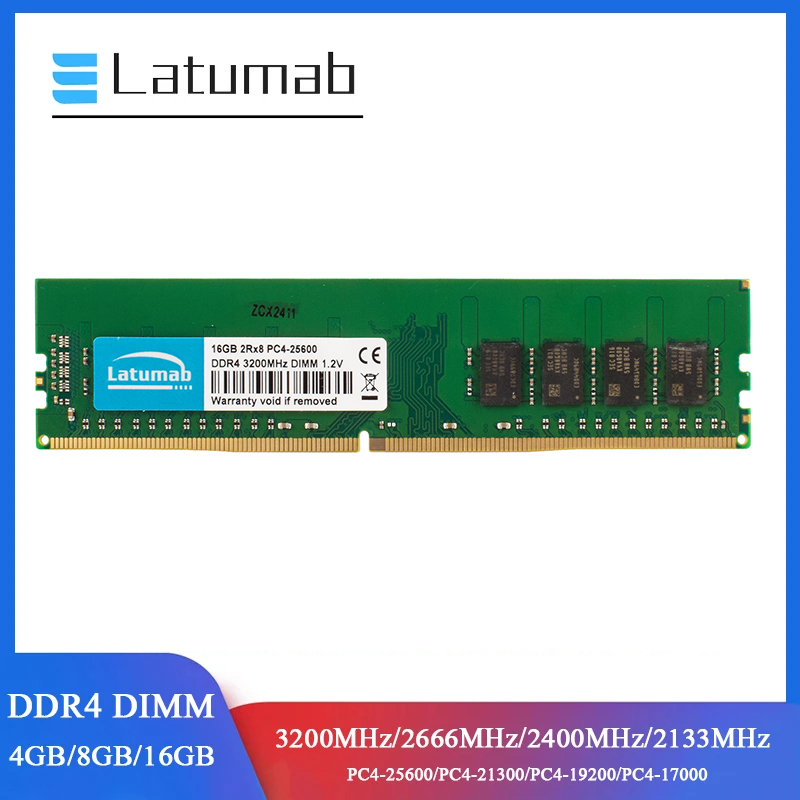 Latumab RAM DDR4 Desktop Memor - Ddr4 3200Mhz review and price