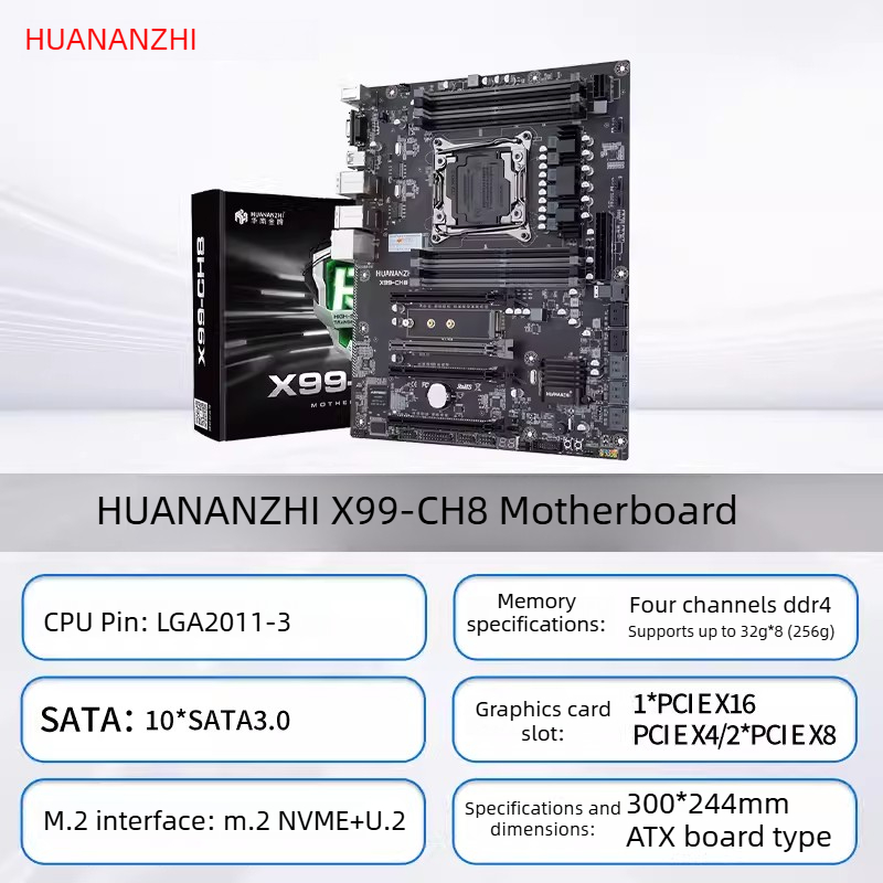 HUANANZHI LGA2011-3 X99 Mother - Ecc Ram Server review and price