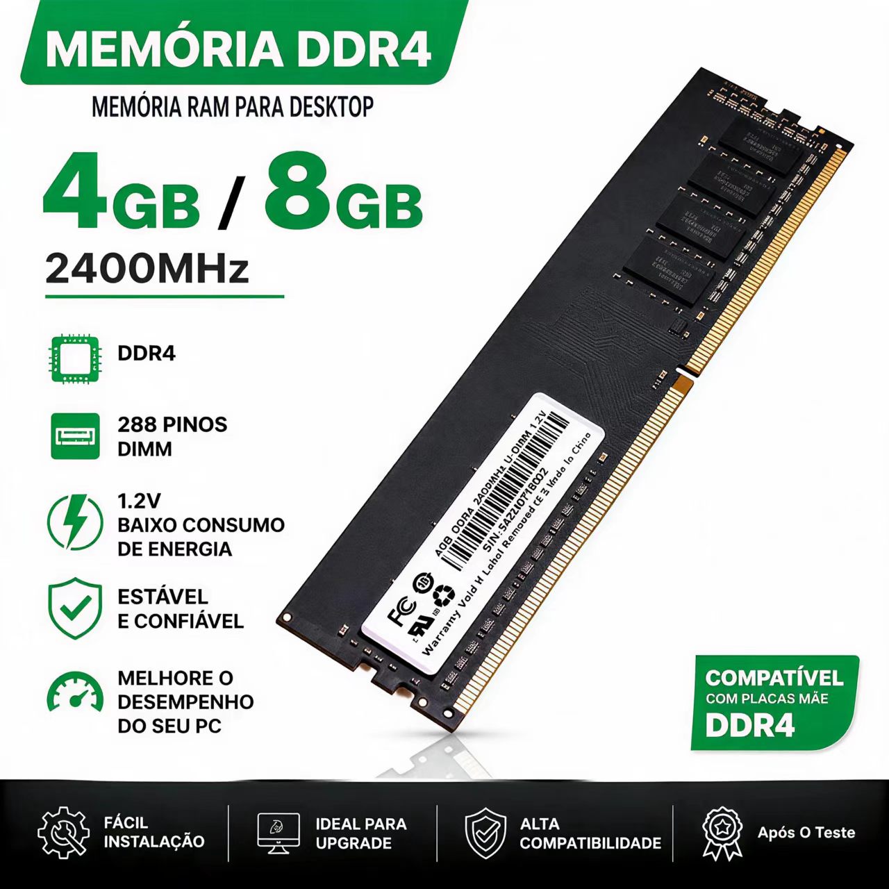 DDR4 RAM 4GB 8GB 2400MHz Deskt - Ddr4 3200Mhz review and price