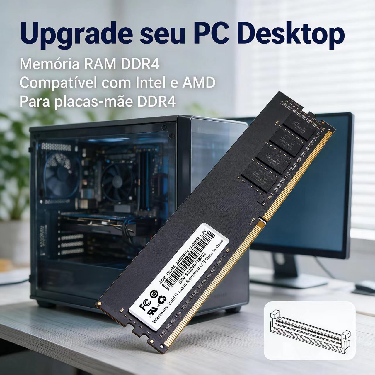 DDR4 RAM 4GB 8GB 2400MHz Deskt - Ddr4 3200Mhz review and price